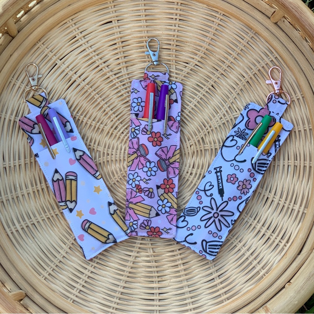 Lanyard Pen Holder - $8 each - Medical staff and Teacher Gift